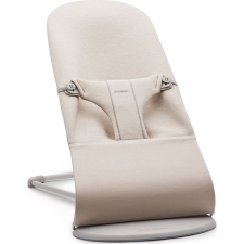 BabyBjorn Babybjörn Bliss 3D Jersey Light Beige pihenőszék, világosszürke konstrukció ( ) pihenőszék, bébifotel