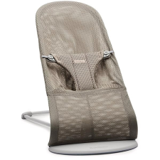 BabyBjorn Babybjörn Bliss Grey beige Mesh, világos szerkezet pihenőszék, bébifotel
