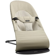 Babybjörn Balance szék puha pamut Khaki / Bézs pihenőszék, bébifotel