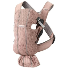 Babybjörn bébihordozó Mini Dusty pink 3D Mesh babahordozó kendő, háti hordozó