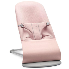 Babybjörn Bliss 3D Jersey Light Pink pihenőszék, világosszürke konstrukció pihenőszék, bébifotel