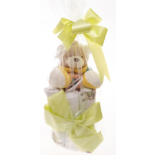 BABYBRUIN BB Marokfigura sapkás maci plüss 13cm sí rózsa bébiplüss