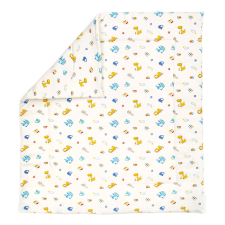 BABYBRUIN Bélelt pamut takaró 75x90 cm - Dínós babaágynemű, babapléd