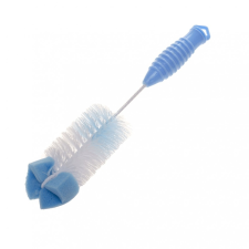 BABYBRUIN Cumisüveg tisztító kefe cumimosóval (kék) cumimosó kefe