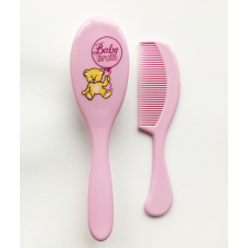 BABYBRUIN HAJKEFE+FÉSŰ rózsa babaápolási kellék