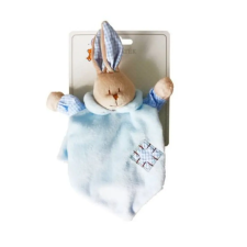 BABYBRUIN nyuszis szundikendő és bábjáték (pasztell kék) bébiplüss