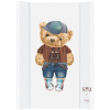BABYBRUIN Puha Pelenkázó lap ékes 50x70 cm - Sapkás maci