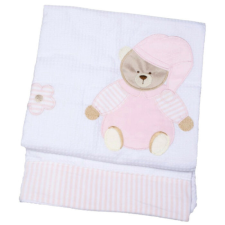 BABYBRUIN Takaró Prémium, pamut, macis rózsaszín 140 * 110 cm babaágynemű, babapléd