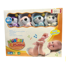 BABYBRUIN Zenélő forgó Vidám plüssmacik bébijáték kiságyra
