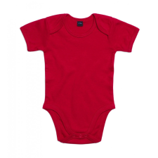 BABYBUGZ Bébi rövid ujjú kezeslábas BabyBugz Baby Bodysuit 6-12, Piros kombidressz, body