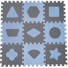 BabyDan Hrací podložka Blue s geometrickými tvary puzzle, kirakós