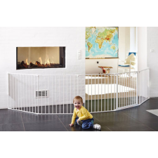 Babydan Supreme Olaf XXX térkorlát 90 - 350 cm fehér bababiztonság