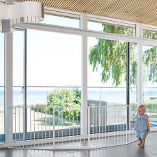  Babydan Supreme Olaf XXX térkorlát 90 - 350 cm fehér bababiztonság