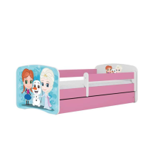 Babydreams ágy, rózsaszín, jég földje, fiók nélkül, matrac nélkül, 180/80 gyermekágy