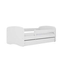 Babydreams Babydreams fehér ágy minta nélkül, fiók nélkül, matrac 140/70 gyermekágy