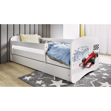 Babydreams fehér ágy fiókkal, matrac 140/70 gyermekágy