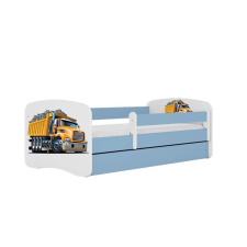 Babydreams kék kamionágy fiókkal, matraccal 160/80 gyermekágy