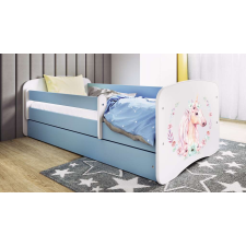 Babydreams kék lóágy fiókkal, matrac nélkül 140/70 gyermekágy