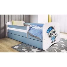 Babydreams kék mosómedve ágy fiókkal, matrac nélkül 160/80 gyermekágy