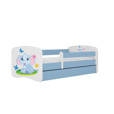 Babydreams kék tűzoltó ágy fiók nélkül, matrac 180/80 gyermekágy