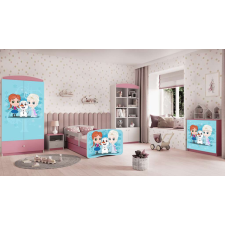 Babydreams rózsaszín Jégvarázs ágy fiókkal, matrac 160/80 gyermekágy