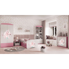  Babydreams rózsaszín lóágy fiókkal, matrac nélkül 180/80 gyermekágy