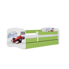  Babydreams zöld formula ágy fiókos, kókusz matrac 160/80 gyermekágy