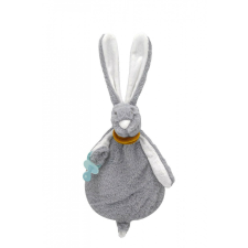 BabyJem Baba rögzítő játék Bunny, BabyJem, cumi rendszerrel (Szín: Barna) bébiplüss
