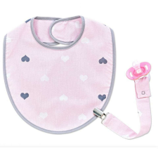 BabyJem Vállpántos cumitartóval BabyJem (Szín: Kék) előke
