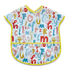BabyJem Vállpántos zseb BLW , BabyJem, 28x41 cm (Modell: Alphabet) előke