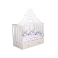 BabyLion Prémium baldachin - Fehér - Fehér masni lakástextília