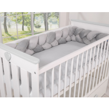 BabyLion Prémium Plüss fonott rácsvédő - Szürke bababiztonság