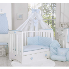 BabyLion Prémium Royal 5 részes ágyneműhuzat szett - Kék babaágynemű, babapléd