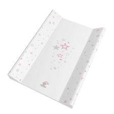 BabyLion Puha vállas pelenkázó lap 50x70 - Rózsaszín csillagok pelenkázó matrac
