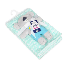 BABYMATEX BABYMATEX Deka s hračkou Koala Mint 75x100cm babaágynemű, babapléd