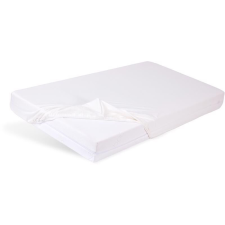  BABYMATEX Gumis vízálló lepedő Bamboo fehér 60x120 cm lakástextília
