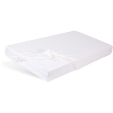 BABYMATEX Gumis vízálló lepedő Bamboo fehér 60x120 cm lakástextília