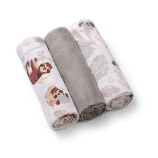 BabyOno 3 db-os színes,mintás textil pelenka - szürke mosható pelenka