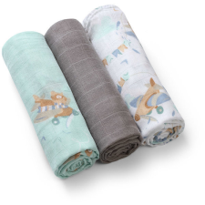 Babyono Bambusz pelenka, szürke, 3 db mosható pelenka