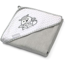 Babyono bambusz törülköző kapucnival 100 × 100 cm - szürke lakástextília