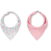 Babyono Be Active Bandana Bib előke gyermekeknek születéstől kezdődően Leaves 2 db