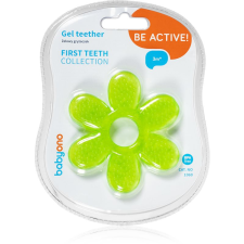 Babyono Be Active Gel Teether rágóka Green Flower 1 db rágóka