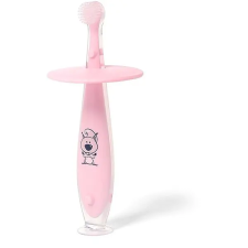 Babyono biztonságos fogkefe, rózsaszín fogkefe