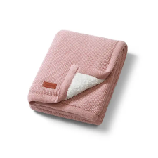 Babyono Deka bavlnená s fleecovou podšívkou 75 x 100 cm ružová babaágynemű, babapléd