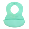 Babyono előke - műanyag puha állítható zöld 835/03