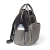 Babyono pelenkázó táska OSLO STYLE hátizsák 30x40x16cm fekete/szürke 1424/01