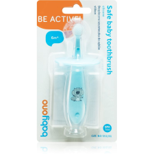 Babyono Save Baby Toothbrush Blue fogkefe gyermekeknek 6m+ 1 db fogkefe