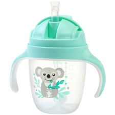 Babyono tanulópohár szívószállal 240 ml - menta babaétkészlet