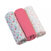 Babyono textilpelenka - pink (3 db)