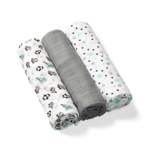 BabyOno textilpelenka színes 3db bambusz szürke 397/02 mosható pelenka